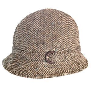 Vintage Pure British Wool Tweed Hat